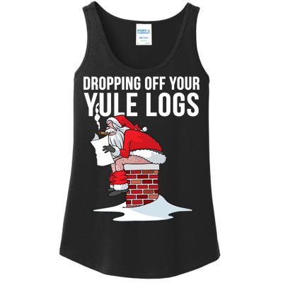 Dropping Off Your Yule Logs Ladies Essential Tank