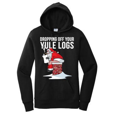 Dropping Off Your Yule Logs Women's Pullover Hoodie