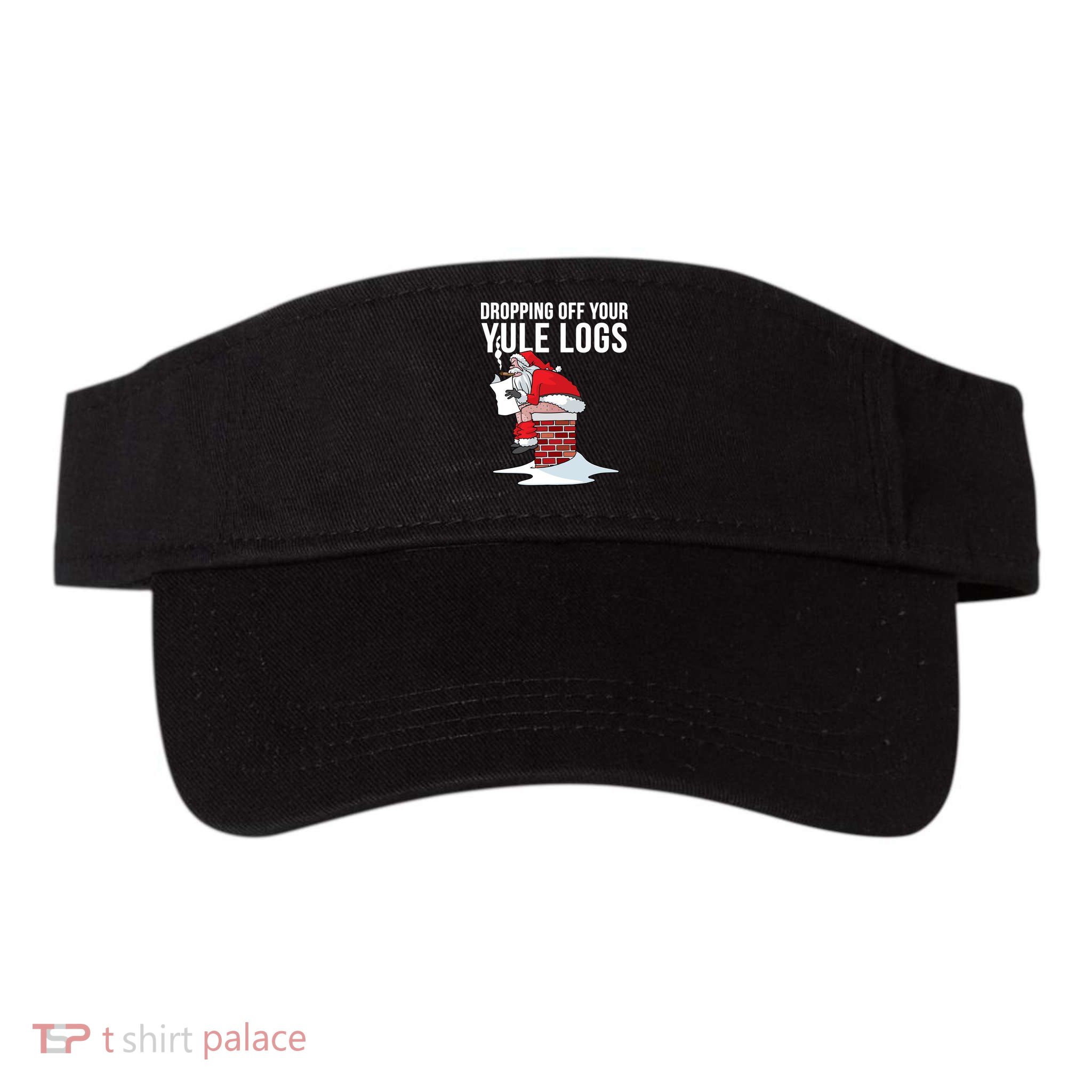 Dropping Off Your Yule Logs Visor