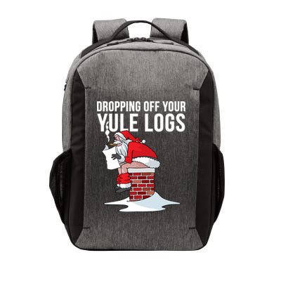 Dropping Off Your Yule Logs Vector Backpack