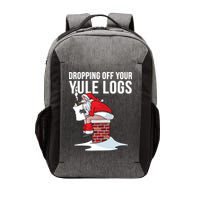 Dropping Off Your Yule Logs Vector Backpack