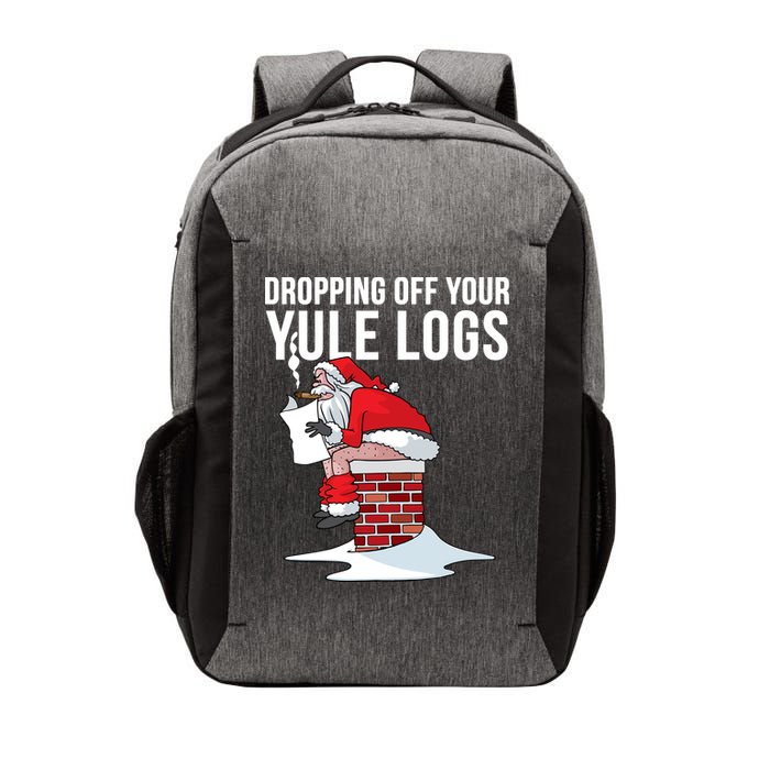 Dropping Off Your Yule Logs Vector Backpack