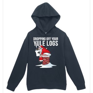 Dropping Off Your Yule Logs Urban Pullover Hoodie