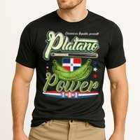 Dominican Republic Platano Power Baseball DR Flag Cooling Performance Crew T-Shirt