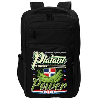 Dominican Republic Platano Power Baseball DR Flag Impact Tech Backpack