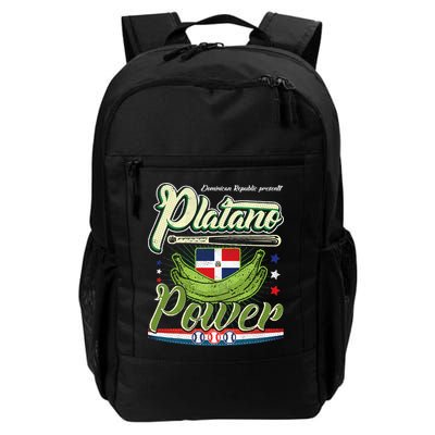 Dominican Republic Platano Power Baseball DR Flag Backpack