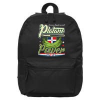 Dominican Republic Platano Power Baseball DR Flag 16 in Basic Backpack
