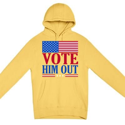 Democratic Republican Party Usa Flag Elections Quote Gift Premium Pullover Hoodie