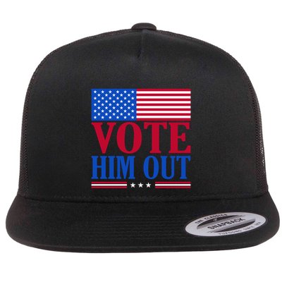 Democratic Republican Party Usa Flag Elections Quote Gift Flatbill Hat