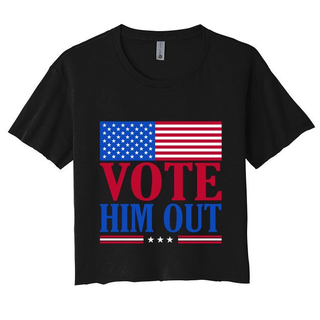 Democratic Republican Party Usa Flag Elections Quote Gift Crop Top