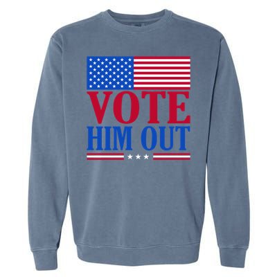 Democratic Republican Party Usa Flag Elections Quote Gift Garment-Dyed Sweatshirt