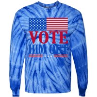 Democratic Republican Party Usa Flag Elections Quote Gift Tie-Dye Long Sleeve Shirt