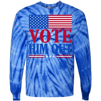 Democratic Republican Party Usa Flag Elections Quote Gift Tie-Dye Long Sleeve Shirt