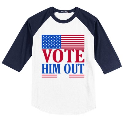 Democratic Republican Party Usa Flag Elections Quote Gift Baseball Sleeve Shirt