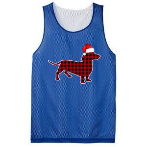 Dachshund Red Plaid Buffalo Christmas Pajamas Family Funny Gift Great Gift Mesh Reversible Basketball Jersey Tank