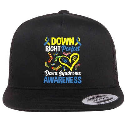 Down Right Perfect Down Syndrome Awareness Flatbill Hat