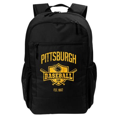 Distressed Retro Pirate Look Party Tailgate Gameday Fan Gift Raglan Baseball Backpack