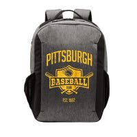 Distressed Retro Pirate Look Party Tailgate Gameday Fan Gift Raglan Baseball Vector Backpack