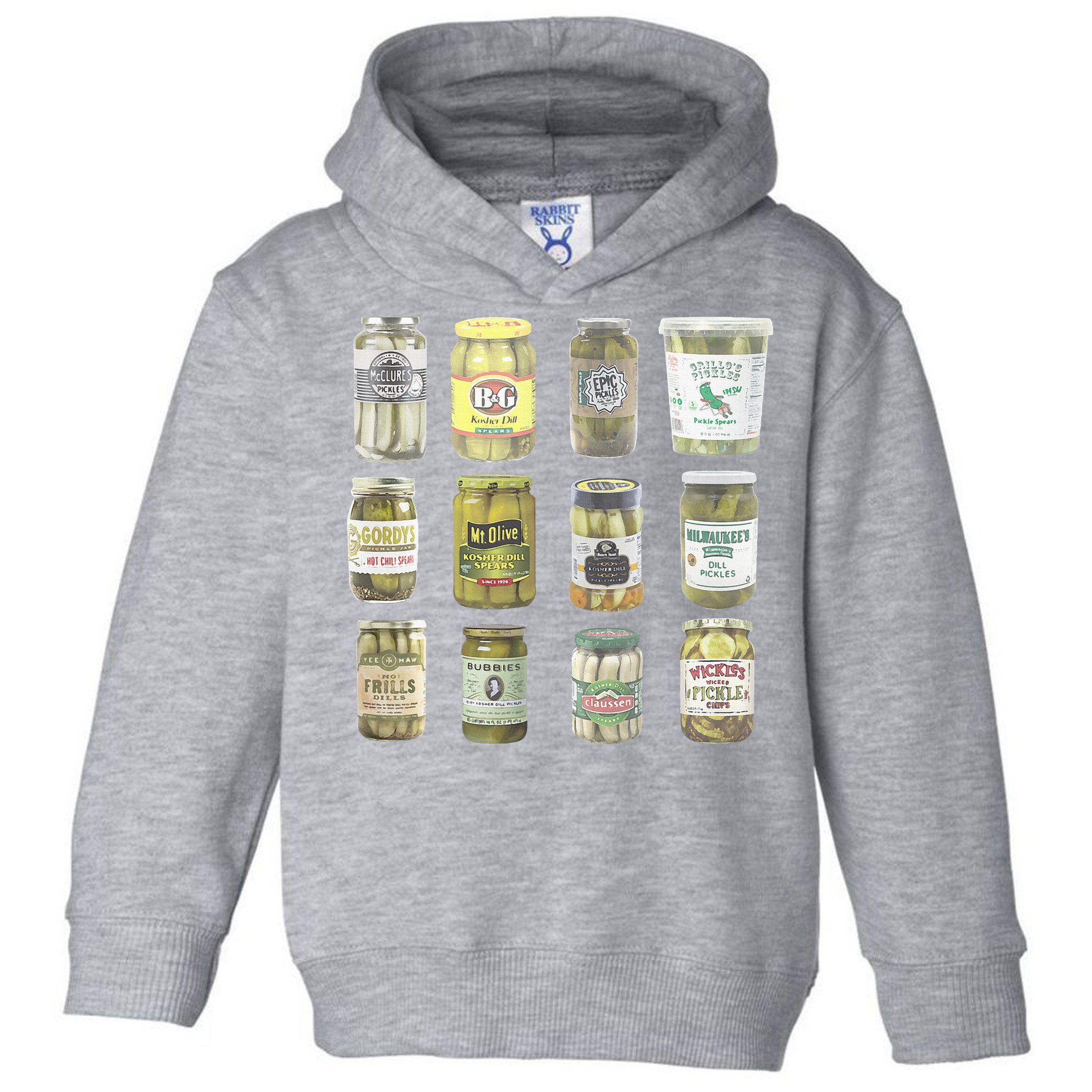 Delicious Retro Pickle Enthusiasts Toddler Hoodie