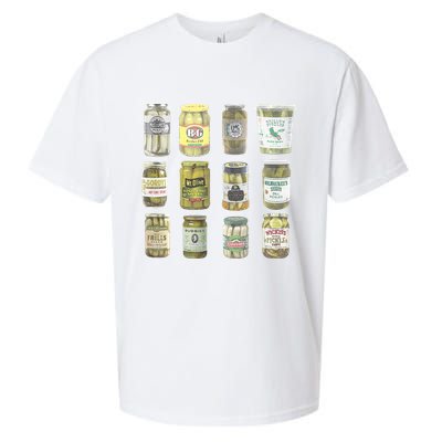 Delicious Retro Pickle Enthusiasts Sueded Cloud Jersey T-Shirt
