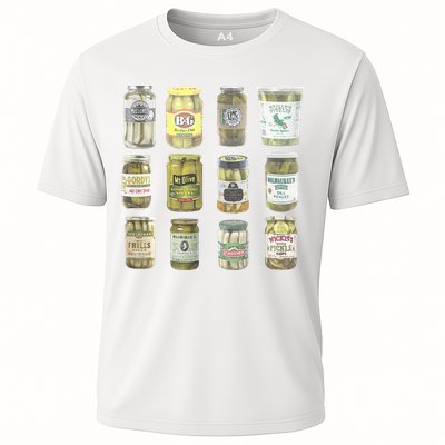 Delicious Retro Pickle Enthusiasts Performance Shirt