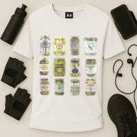 Delicious Retro Pickle Enthusiasts Performance Shirt