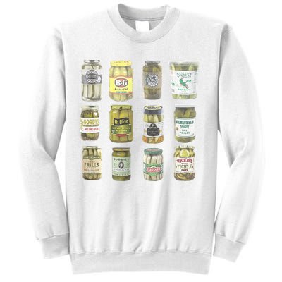 Delicious Retro Pickle Enthusiasts Sweatshirt