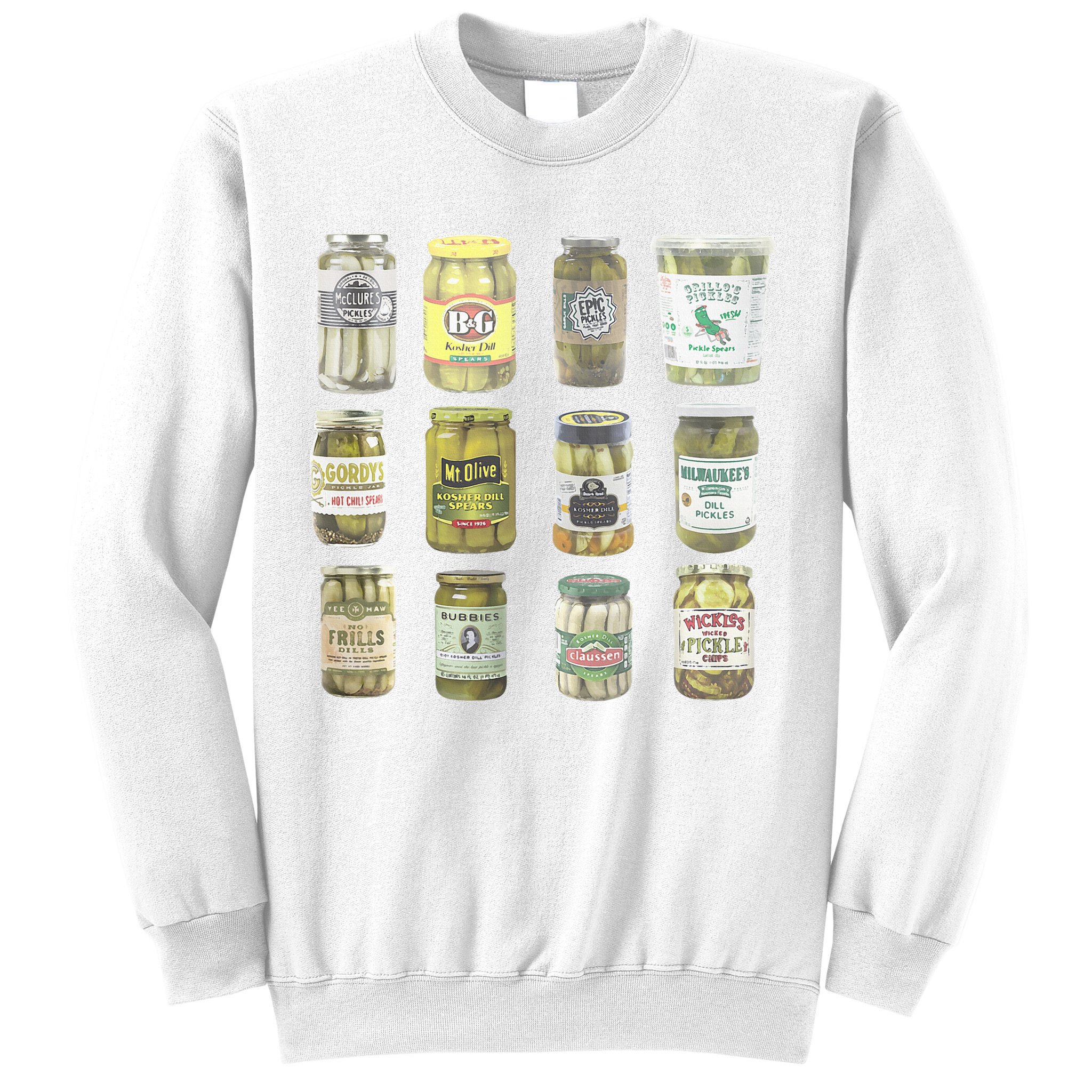 Delicious Retro Pickle Enthusiasts Sweatshirt