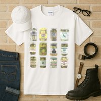 Delicious Retro Pickle Enthusiasts Tall T-Shirt