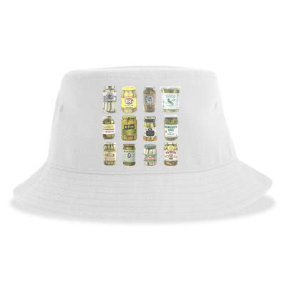 Delicious Retro Pickle Enthusiasts Sustainable Bucket Hat