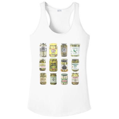 Delicious Retro Pickle Enthusiasts Ladies PosiCharge Competitor Racerback Tank