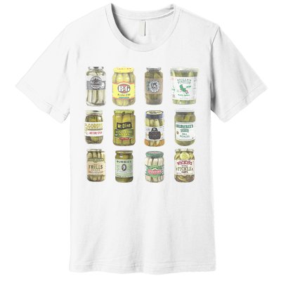 Delicious Retro Pickle Enthusiasts Premium T-Shirt