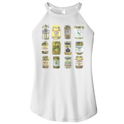 Delicious Retro Pickle Enthusiasts Women's Perfect Tri Rocker Tank