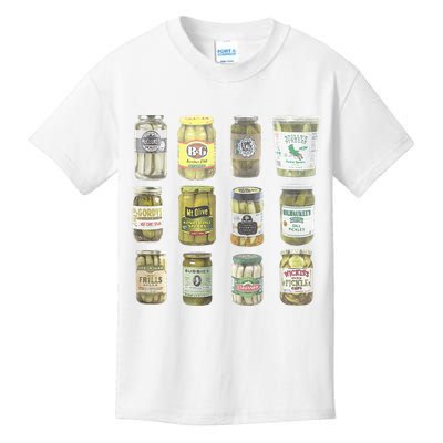 Delicious Retro Pickle Enthusiasts Kids T-Shirt
