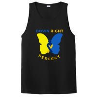 Down Right Perfect Butterfly Down Syndrome Awareness Gift PosiCharge Competitor Tank