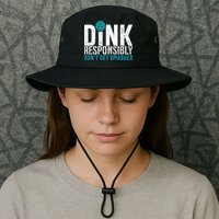 Dink Responsibly Pickleball Player Funny Pickleball Bucket Hat