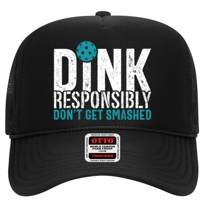 Dink Responsibly Pickleball Player Funny Pickleball Trucker Hat