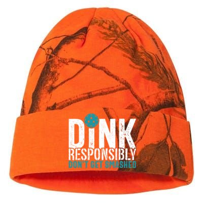 Dink Responsibly Pickleball Player Funny Pickleball Kati Licensed 12" Camo Beanie