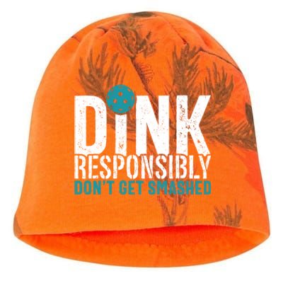 Dink Responsibly Pickleball Player Funny Pickleball Kati - Camo Knit Beanie