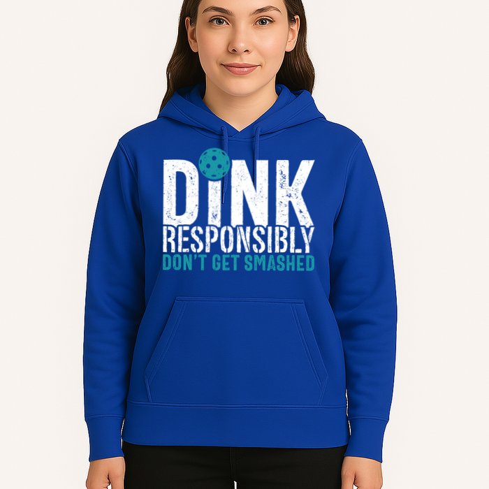 Dink Responsibly Pickleball Player Funny Pickleball Hoodie