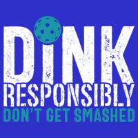 Dink Responsibly Pickleball Player Funny Pickleball 16 in Basic Backpack