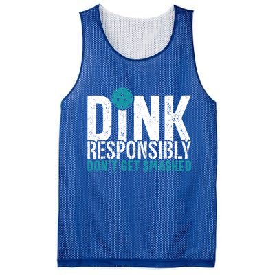 Dink Responsibly Pickleball Player Funny Pickleball Mesh Reversible Basketball Jersey Tank