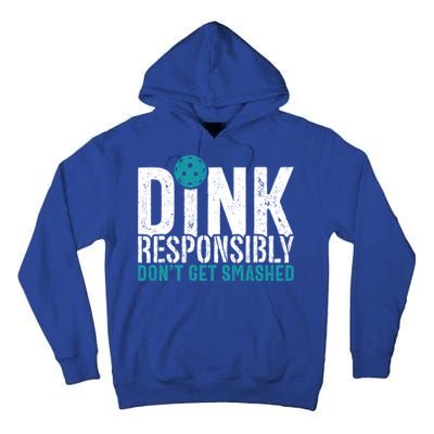 Dink Responsibly Pickleball Player Funny Pickleball Tall Hoodie
