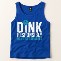 Dink Responsibly Pickleball Player Funny Pickleball Tank Top