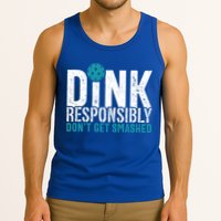 Dink Responsibly Pickleball Player Funny Pickleball Tank Top