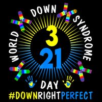 Down Right Perfect World Down Syndrome Awareness Day Socks Backpack