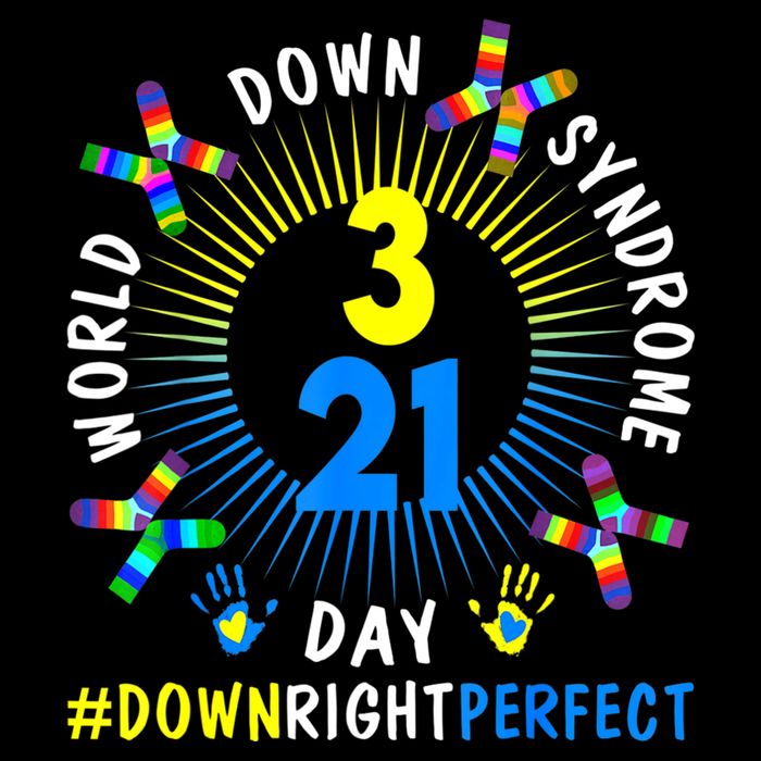 Down Right Perfect World Down Syndrome Awareness Day Socks Backpack