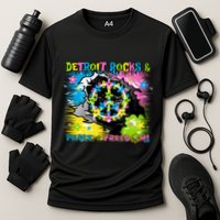 Detroit Rocks Peace Freedom Performance Shirt