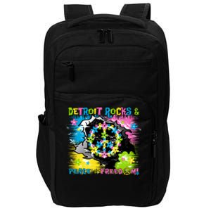 Detroit Rocks Peace Freedom Impact Tech Backpack