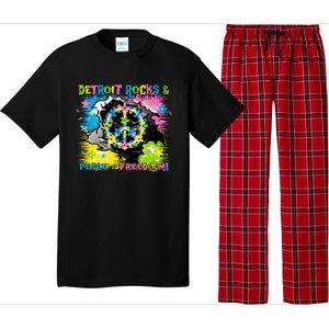 Detroit Rocks Peace Freedom Pajama Set